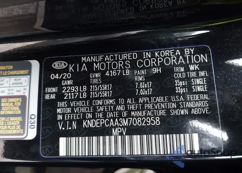 2021 Kia Seltos Lx from USA, damaged, VIN KNDEPCAA3M7082958